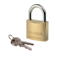 CISA 22010 KA Open Shackle Brass Padlock