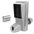 DORMAKABA Series 1000 1041B Knob Operated Digital Lock With Key Override & Passage Set