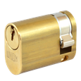 UNION 2x8 Oval Half Cylinder To Suit 2332 Oval Profile Nightlatches