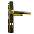 ASEC 70 Lever/Lever Door Furniture To Suit Ferco - 205mm Backplate