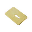 ASEC Self Adhesive 45mm x 70mm UK Mortice Escutcheon