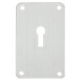 ASEC Screw On 45mm x 70mm UK Mortice Escutcheon