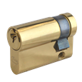 ASEC 5-Pin Euro Half Cylinder