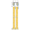 ASEC Sliding Wardrobe Double Gear