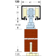 ASEC Single Run Sliding Door Gear