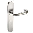 ASEC Radius Backplate Lever Furniture DDA