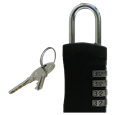 ASEC Open Shackle Recodable Combination Padlock