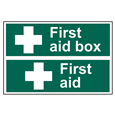 ASEC First Aid Box Sign 300mm x 200mm