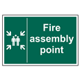 ASEC Fire Assembly Point Sign 400mm x 600mm