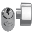 ASEC 5-Pin Oval Key & Turn Cylinder