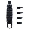ASEC Mini Screwdriver Set With Torch Key Ring
