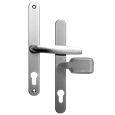 ASEC 68mm Lever Pad UPVC Door Furniture With Snib