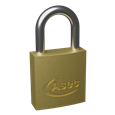 ASEC KA Open Shackle Brass Padlock