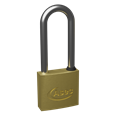 ASEC KD Long Shackle Brass Padlock