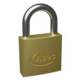 ASEC KD Open Shackle Brass Padlock