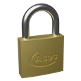 ASEC KD Open Shackle Brass Padlock