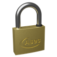 ASEC KA Open Shackle Brass Padlock