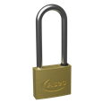 ASEC KD Long Shackle Brass Padlock