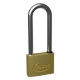 ASEC KD Long Shackle Brass Padlock