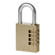 ASEC Brass Open Shackle Combination Padlock