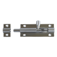 ASEC Chrome 25mm Wide Straight Barrel Bolt