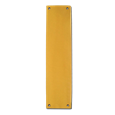 ASEC Victorian 70mm Wide Polished Brass Finger Plate