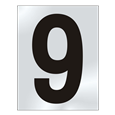 ASEC 75mm Chrome Letters & Numerals