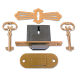 ASEC 185 2 Lever Desklock