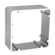 ASEC 38mm 1 Gang Surface Housing