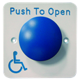 ASEC Push To Open Blue Dome DDA Exit Button