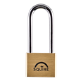 SQUIRE Lion Range Brass Long Shackle Padlocks