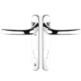 ASEC 92 Lever/Lever UPVC Furniture - 220mm Backplate