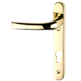 ASEC 92 Lever/Lever UPVC Furniture - 220mm Backplate