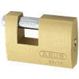 ABUS 82 Series Brass Sliding Shackle Shutter Padlock