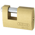 ABUS 82 Series Brass Sliding Shackle Shutter Padlock