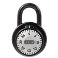 ABUS 78KC Series Dial & Key Over-Ride Combination Open Shackle Padlock