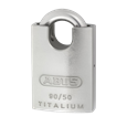 ABUS 90 Series Titalium Stainless Steel Re-Keyable Closed Shackle Padlock