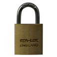 B&G STA-LOCK C Series Brass Open Shackle Padlock - Steel Shackle
