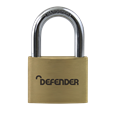 DEFENDER Brass Open Shackle Padlock