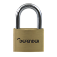 DEFENDER Brass Open Shackle Padlock