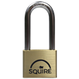 SQUIRE Lion Range Brass Long Shackle Padlocks