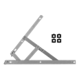 CHAMELEON Side Hung Egress Friction Hinge With Packers - 13mm - 17mm