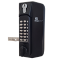 BORG LOCKS BL3130 ECP Knob Operated Marine Grade Metal Gate Double Digital Lock