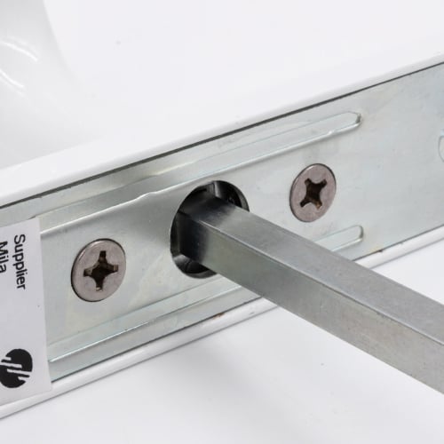 Mila Pro Secure TS007 2* Lever Lever UPVC Multipoint Door Handles -  92mm PZ Sprung 212mm Screw Centres