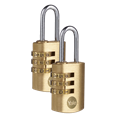 YALE Y150B Brass Open Shackle Combination Padlock