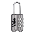 YALE YP2 Open Shackle Combination Padlock