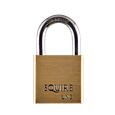 SQUIRE Lion Brass Open Shackle Padlock with Stainless Steel Shackle