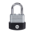 YALE Y125B High Security Laminated Steel Open Shackle Padlock