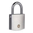 YALE Y120B Brass Padlock With Chrome Finish