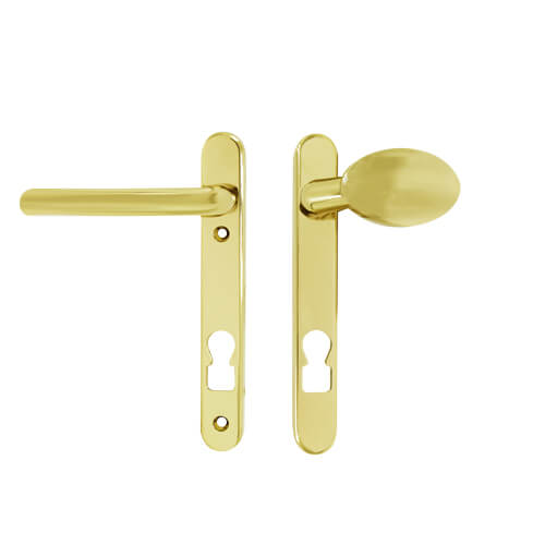 ERA Invincible Surefire Lever Moveable Pad UPVC Multipoint Door Handles - 92mm PZ Sprung 122mm Screw Centres